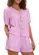 Pijama Feminino Curto com Abertura Cor com Amor 2010813