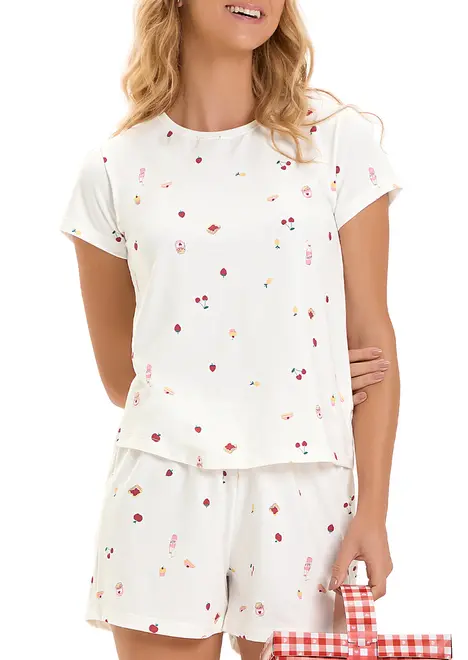 Pijama Feminino Curto Cor com Amor 2010928
