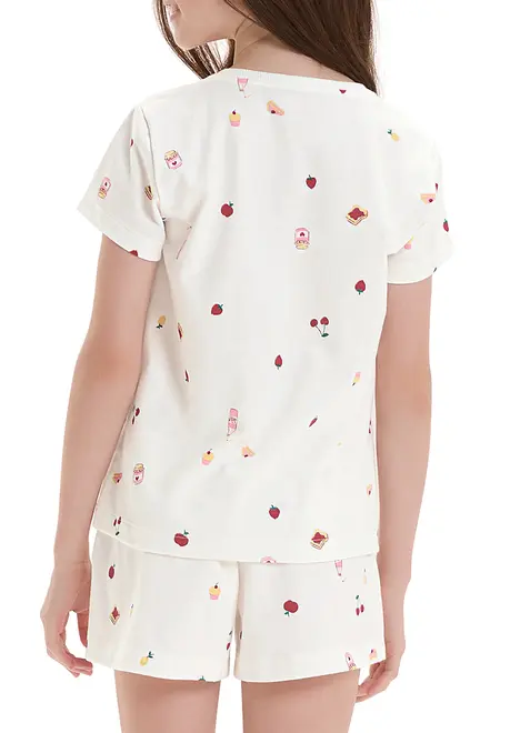 Pijama Infantil Menina Curto Cor com Amor 2050132