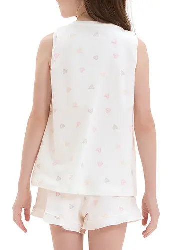 Pijama Infantil Menina Curto Cor com Amor 2050135