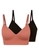 Kit com 2 Sutiãs sem Aro com Bojo Liz 51302