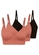 Kit com 3 Sutiãs sem Aro com Bojo Liz 51302