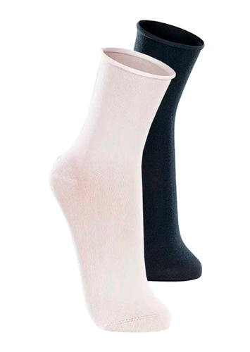 Kit com 2 Pares de Meias sem Punho Casual Lupo 1275-011