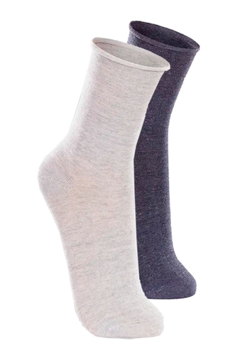 Kit com 2 Pares de Meias sem Punho Casual Lupo 1275-011