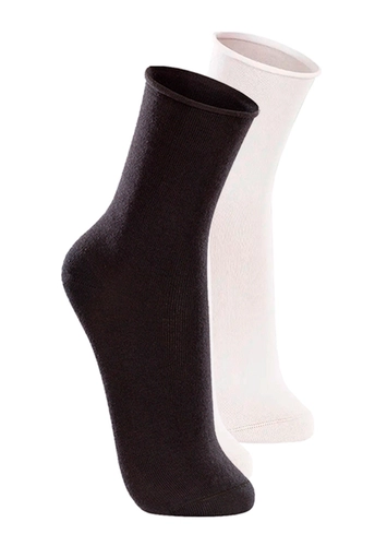 Kit com 2 Pares de Meias sem Punho Casual Lupo 1275-011