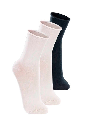 Kit com 3 Pares de Meias sem Punho Casual Lupo 1275-011
