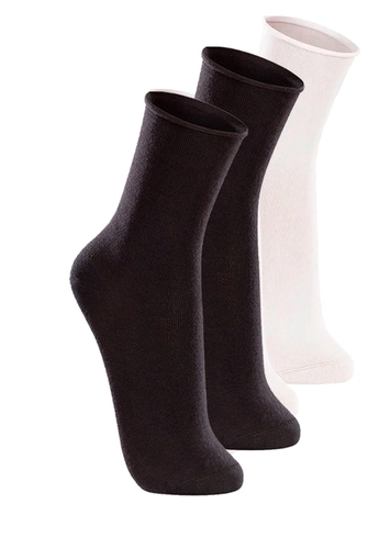 Kit com 3 Pares de Meias sem Punho Casual Lupo 1275-011