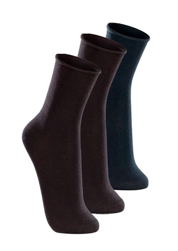 Kit com 3 Pares de Meias sem Punho Casual Lupo 1275-011