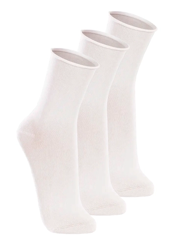 Kit com 3 Pares de Meias sem Punho Casual Lupo 1275-011
