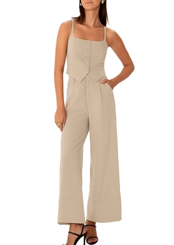 Calça Feminina Wide Leg Cropped Enfim 1000129371