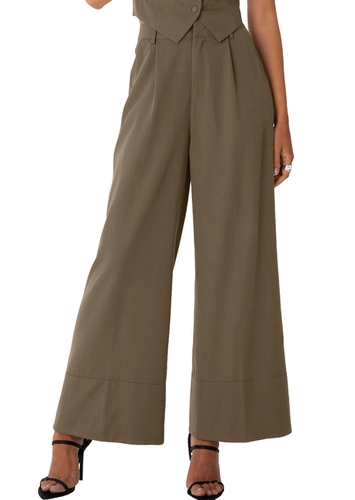 Calça Feminina Wide Leg Cropped Enfim 1000129371
