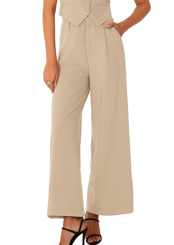 Calça Feminina Wide Leg Cropped Enfim 1000129371
