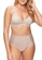 Look Sutiã com Aro e sem Bojo W Triumph Brigitte 24785 Taça B + Calcinha Alta Brigitte Maxi Triumph 24788