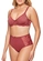 Look Sutiã com Aro e sem Bojo W Triumph Brigitte 24785 Taça B + Calcinha Alta Brigitte Maxi Triumph 24788