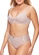 Look Sutiã sem Aro e sem Bojo N Triumph Brigitte 24787 Taça B + Calcinha Alta Brigitte Midi Triumph 24786