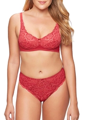 Look Sutiã Sustentação N Triumph Classic Soft 24340 Taça B + Calcinha Alta Classic Soft Maxi Triumph 24805