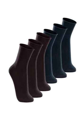 Kit com 6 Pares de Meias sem Punho Casual Lupo 1275-011