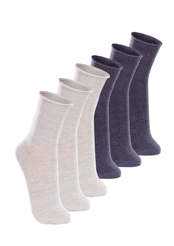 Kit com 6 Pares de Meias sem Punho Casual Lupo 1275-011