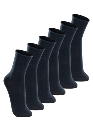 Kit com 6 Pares de Meias sem Punho Casual Lupo 1275-011 loading=