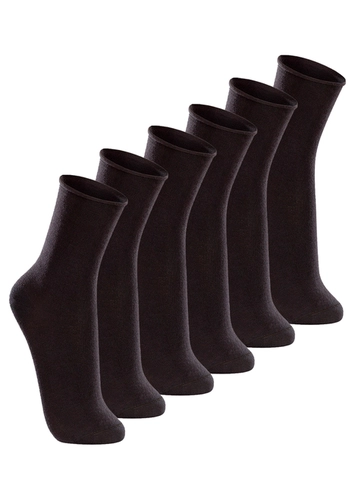Kit com 6 Pares de Meias sem Punho Casual Lupo 1275-011