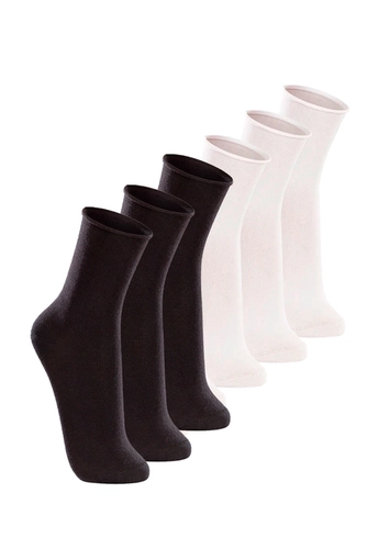 Kit com 6 Pares de Meias sem Punho Casual Lupo 1275-011