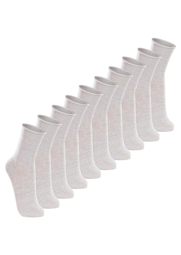 Kit com 10 Pares de Meias sem Punho Casual Lupo 1275-011