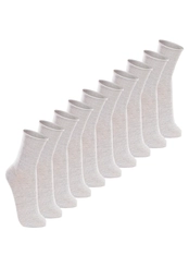 Kit com 10 Pares de Meias sem Punho Casual Lupo 1275-011
