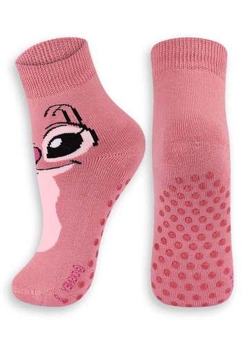 Meia Infantil Antiderrapante Stitch Lupo 2944-002