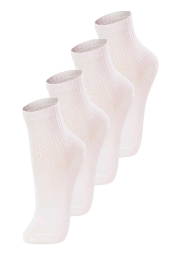 Kit com 4 Pares de Meias Infantil Cano Médio Lupo 2727-088