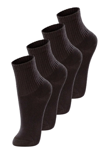 Kit com 4 Pares de Meias Infantil Cano Médio Lupo 2727-088