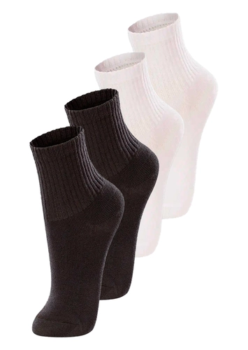 Kit com 4 Pares de Meias Infantil Cano Médio Lupo 2727-088