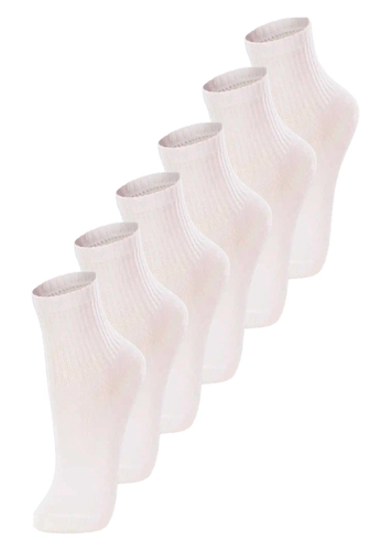 Kit com 6 Pares de Meias Infantil Cano Médio Lupo 2727-088