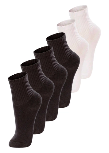 Kit com 6 Pares de Meias Infantil Cano Médio Lupo 2727-088