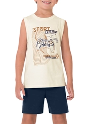 Pijama Infantil Menino Curto Malwee 1000130585