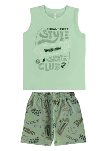 Pijama Infantil Menino Curto Malwee 1000130588