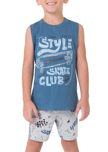 Pijama Infantil Menino Curto Malwee 1000130588