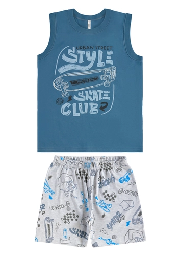 Pijama Infantil Menino Curto Malwee 1000130588