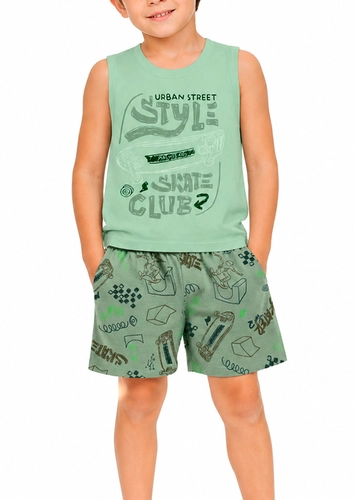 Pijama Infantil Menino Curto Malwee 1000130588