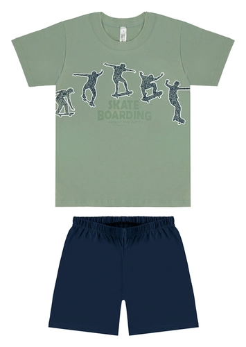 Pijama Infantil Menino Curto Malwee 1000130591