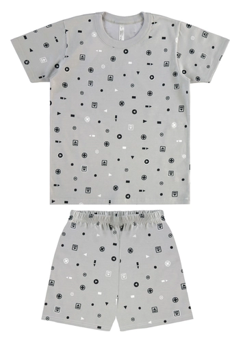 Pijama Infantil Menino Curto Malwee 1000130594