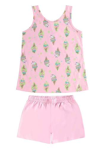 Pijama Infantil Menina Curto Malwee 1000130561