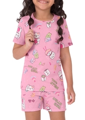 Pijama Infantil Menina Curto Malwee 1000130570