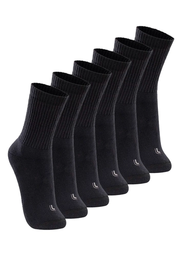 Kit com 6 Pares de Meias Esportiva Cano Longo Lupo 3250-001