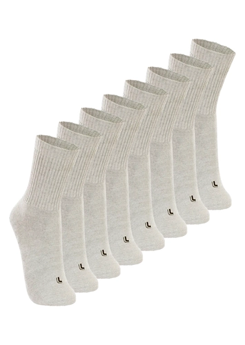 Kit com 8 Pares de Meias Esportiva Cano Longo Lupo 3250-001