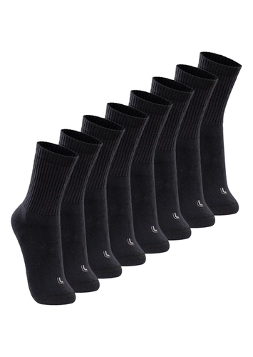 Kit com 8 Pares de Meias Esportiva Cano Longo Lupo 3250-001