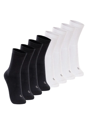Kit com 8 Pares de Meias Esportiva Cano Longo Lupo 3250-001