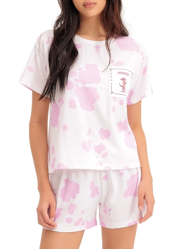 Pijama Feminino Curto Espaço Pijama 4010445