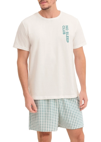 Pijama Masculino Curto Espaço Pijama 4030028