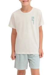 Pijama Infantil Menino Curto Espaço Pijama 4060016