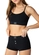 Look Top sem Aro e sem Bojo Loba 43027-001 + Calcinha Boxer Loba 43028-001